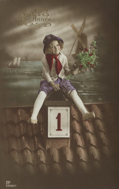 Child on a rooftop by French Photographer